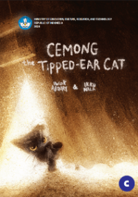 Cemong the tipped-ear cat